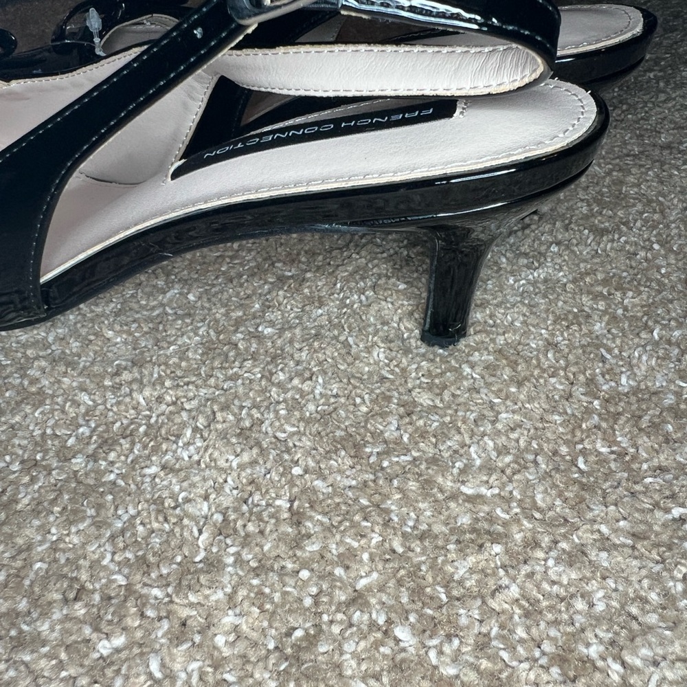 French Connection Quinny Slingback Kitten Heel - Size 6 - SOLD OUT ONLINE - Picture 7 of 9